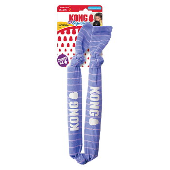 Hundleksak Signature Crunch rope Puppy M/L KONG