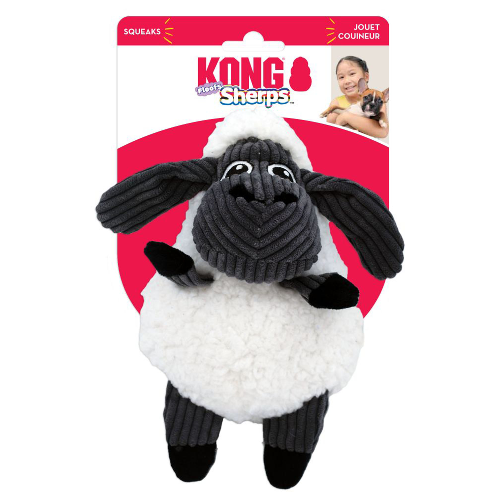 Hundleksak Sherps Floofs Sheep KONG