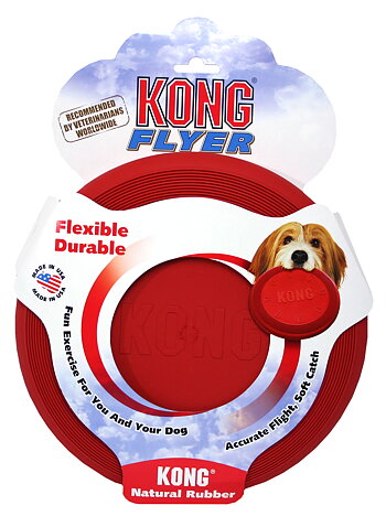 Hundleksak Frisbee Large Gummi KONG