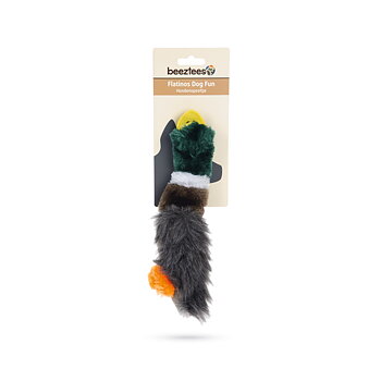 Hundleksak Plysch Flatino Duck Beeztees