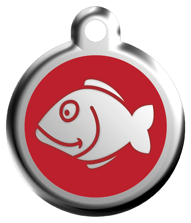ID bricka Fisk inkl. gravyr - 8
