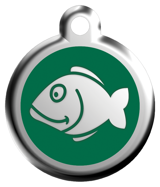 ID bricka Fisk inkl. gravyr - 2