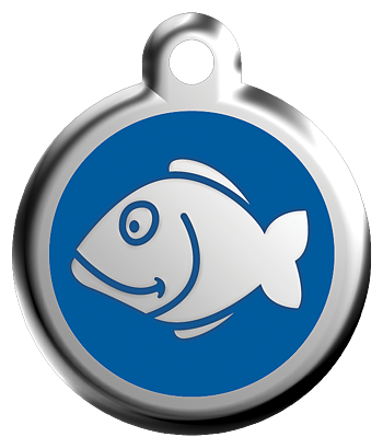 ID bricka Fisk inkl. gravyr
