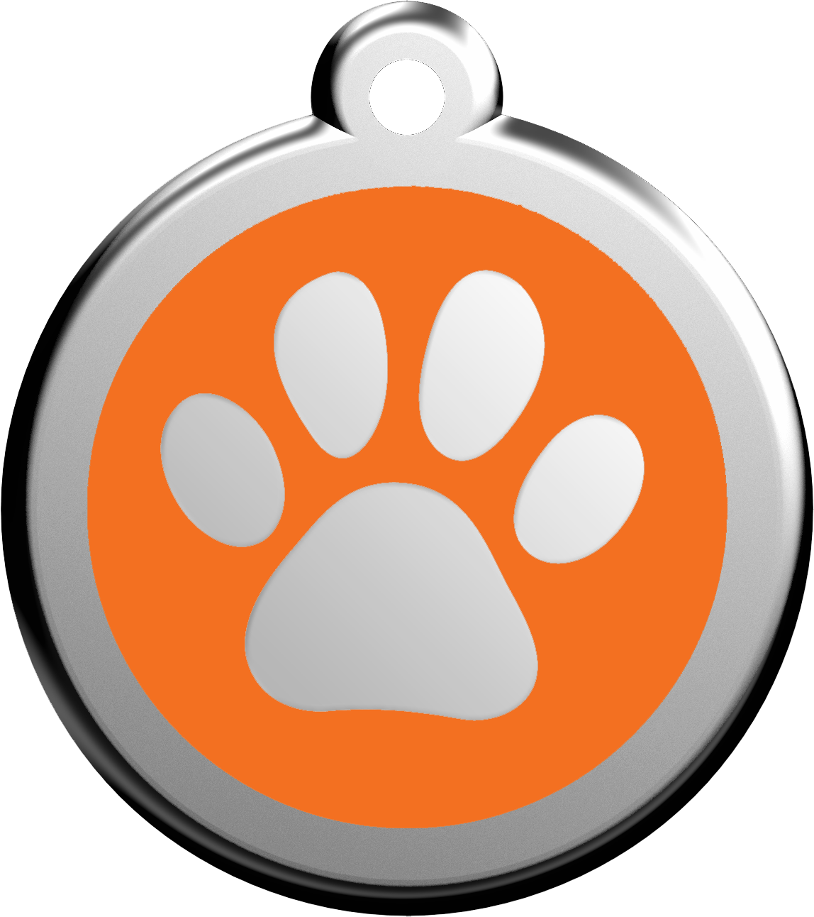 ID Bricka Tass Orange För Katt och Hund