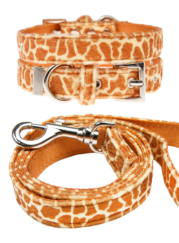 Hundkoppel och hundhalsband Giraff