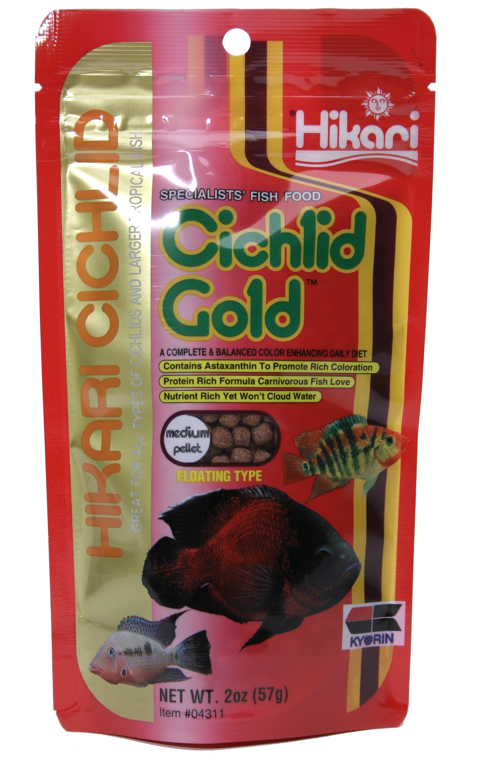 Hikari Ciklid Gold Färg Medium