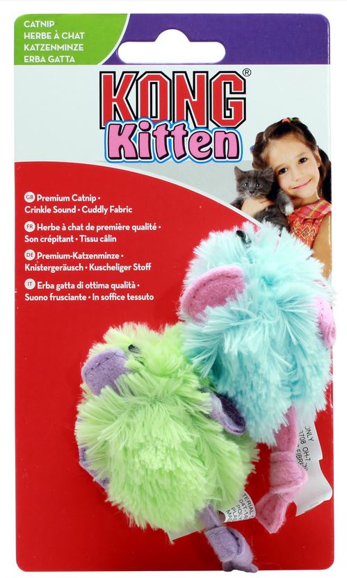 Kattleksak Kitten Möss 2-p Kong - 4
