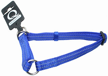 Halvstryp nylon reflex ställbart Blått Tyrol