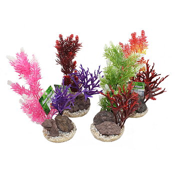Plastväxt Aquaplant Rock Large Sydeco Mix