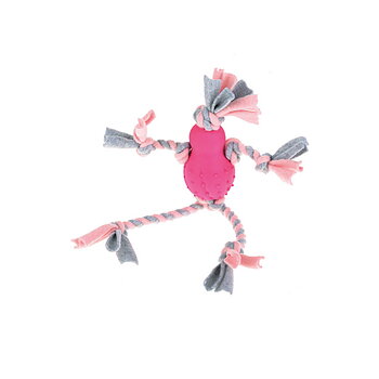 Valpleksak Rep Figur med fleece rosa Happypet