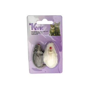 KW Kattleksak Rasselmus 2-pack