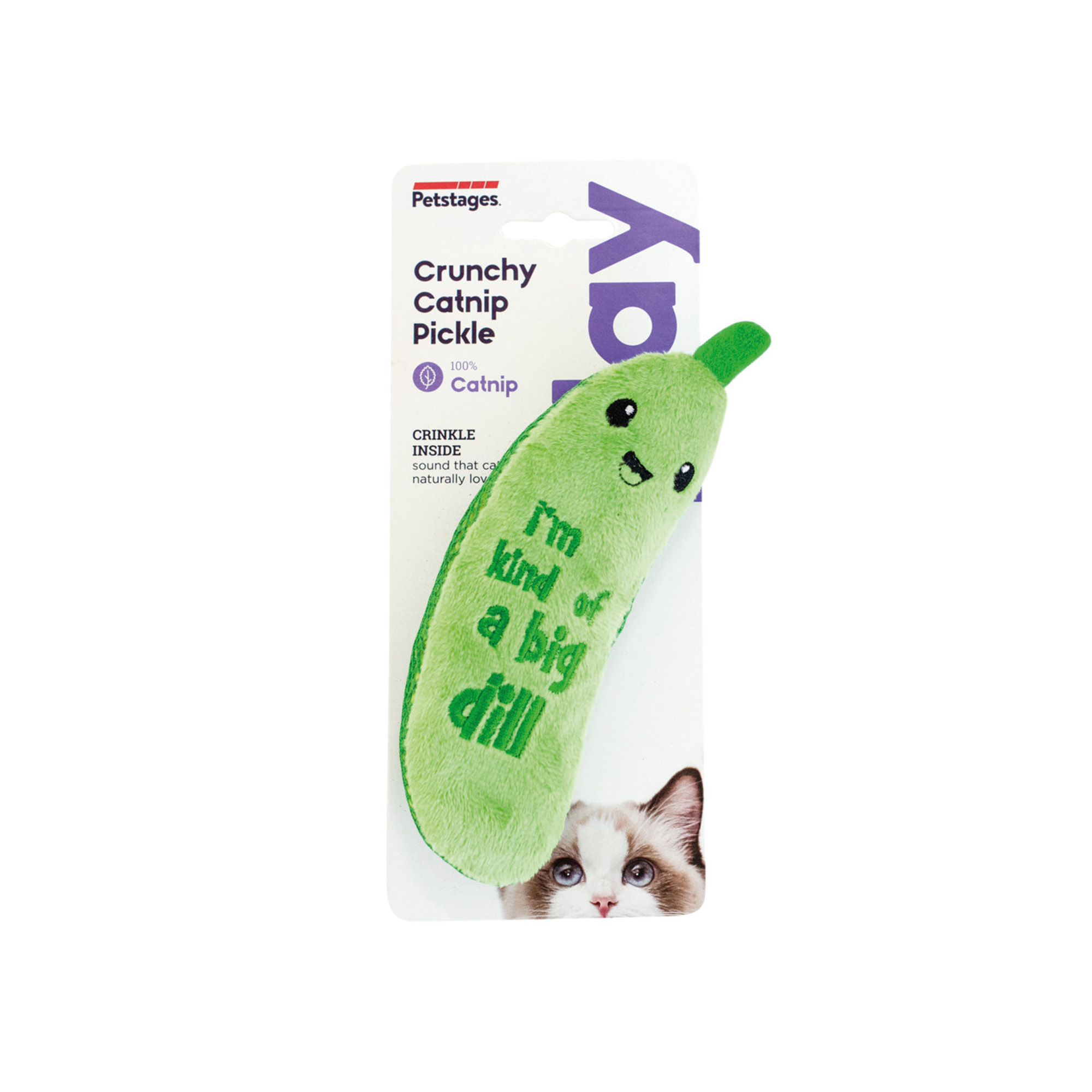 Kattleksak Petstages Crunchy Pickle Kicker