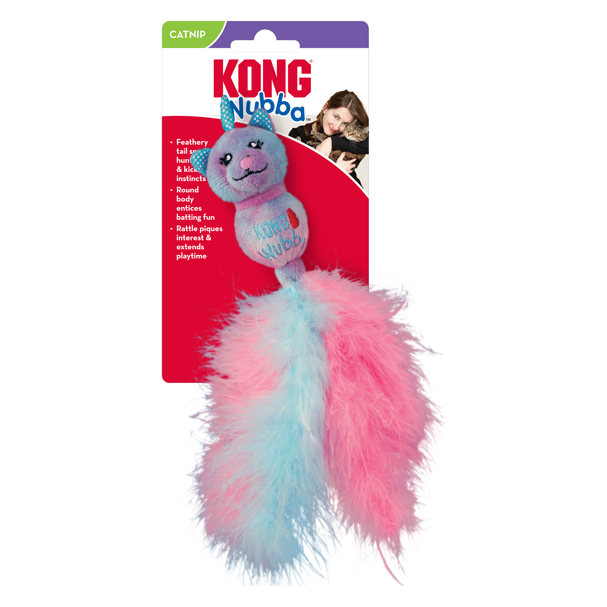 Kattleksak Cat Wubba Caticorn KONG