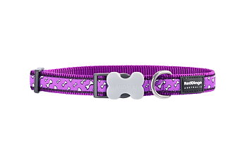 Hundhalsband Flying Bones LILA