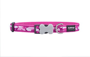 Hundhalsband Kamouflage Rosa från Red Dingo