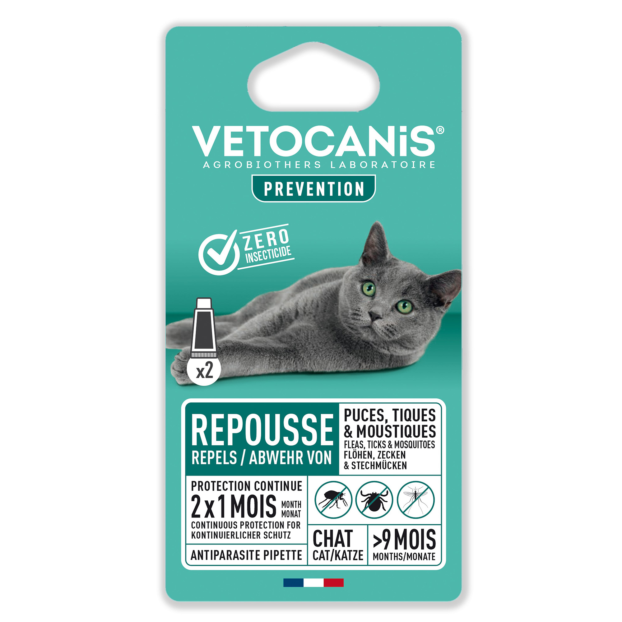 Anti-parasit Spot on Katt Vetocanis