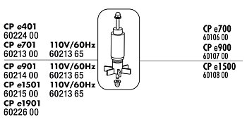 Pumphjul Ytterfilter CPe1901/2  JBL