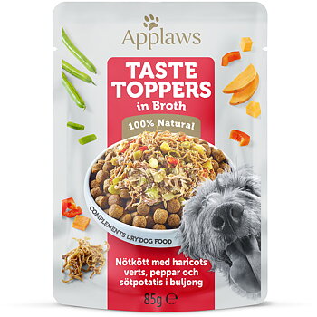 Applaws hund påse Beef&Green Beans in broth