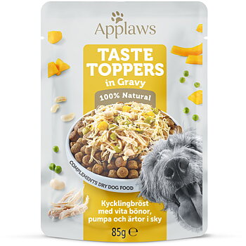 Applaws hund påse Chicken&Peas in gravy
