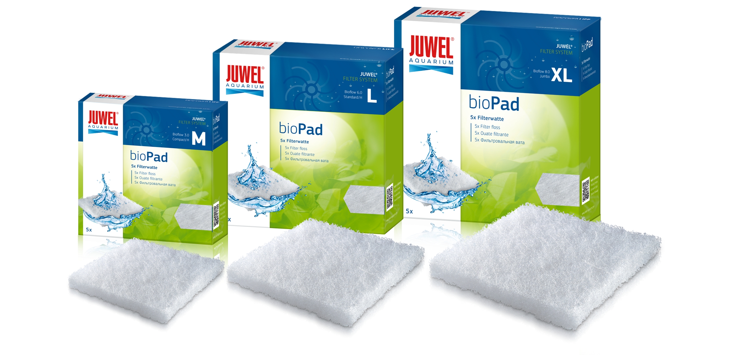 Vaddskivor Juwel Jumbo/Bioflow 8,0 5-p