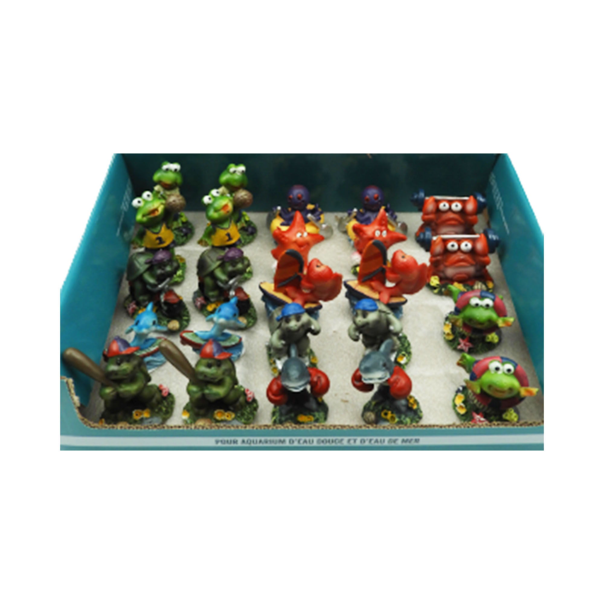 Akvariedekoration Sportfigurer Mix Tyrol
