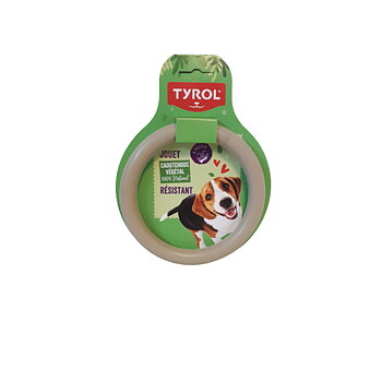 Hundleksak Ring Naturgummi Tyrol