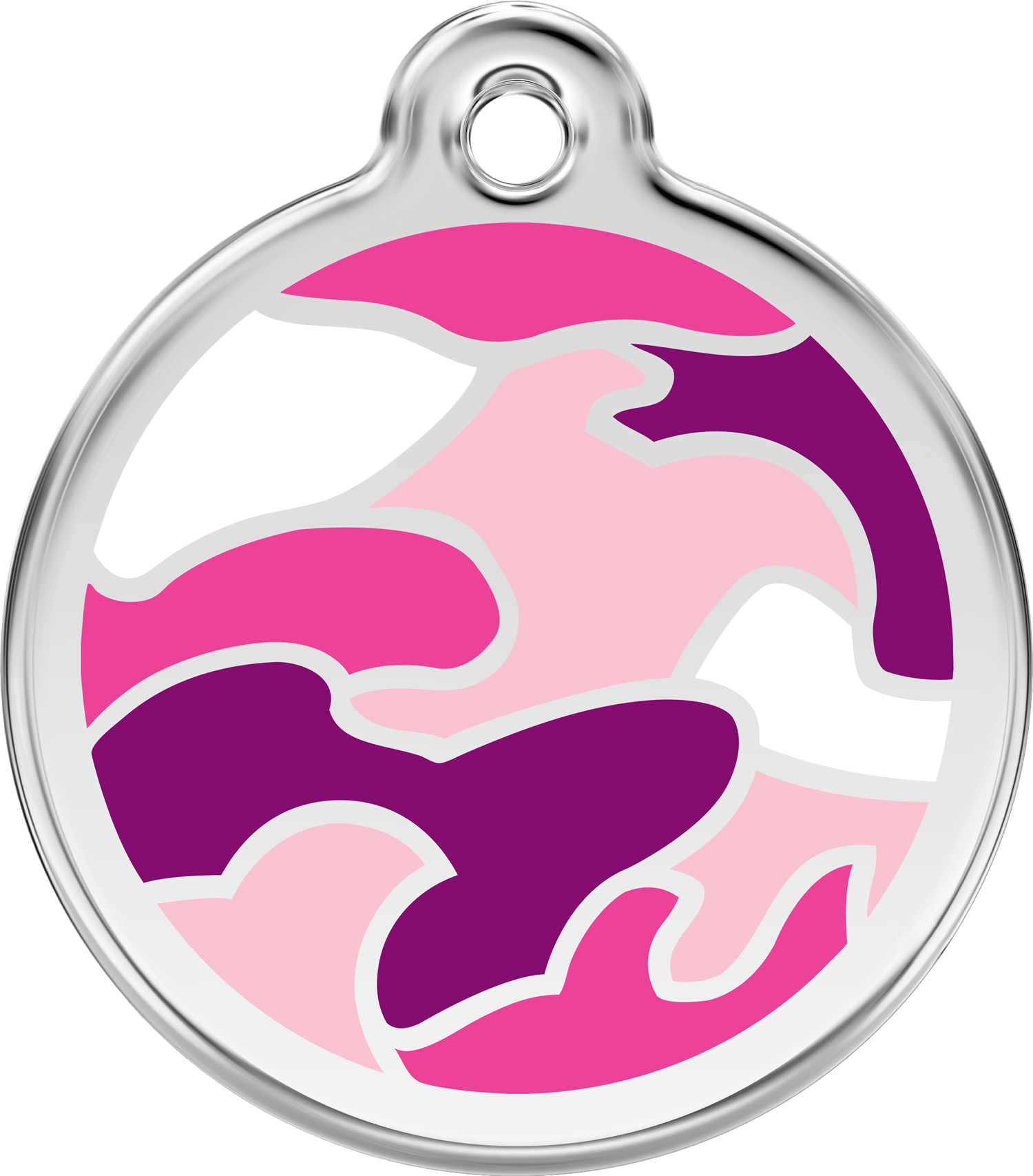 ID-bricka Kamouflage Rosa ink. gravyr från Red Dingo
