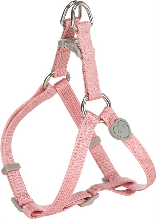 Kattsele med koppel premium nylon ställbar 26-37 cm  - 6