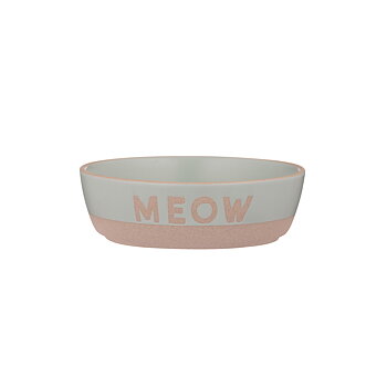 Keramikskål Meow Turkos Cat MC