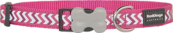 Hundhalsband Reflex Starkt Rosa från Red Dingo