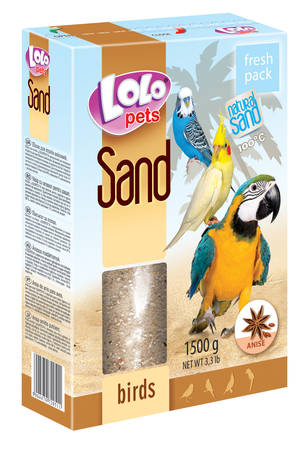 Fågelsand Lolopets Anis