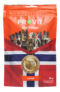 Frystorkat hundgodis lever från Gobiten