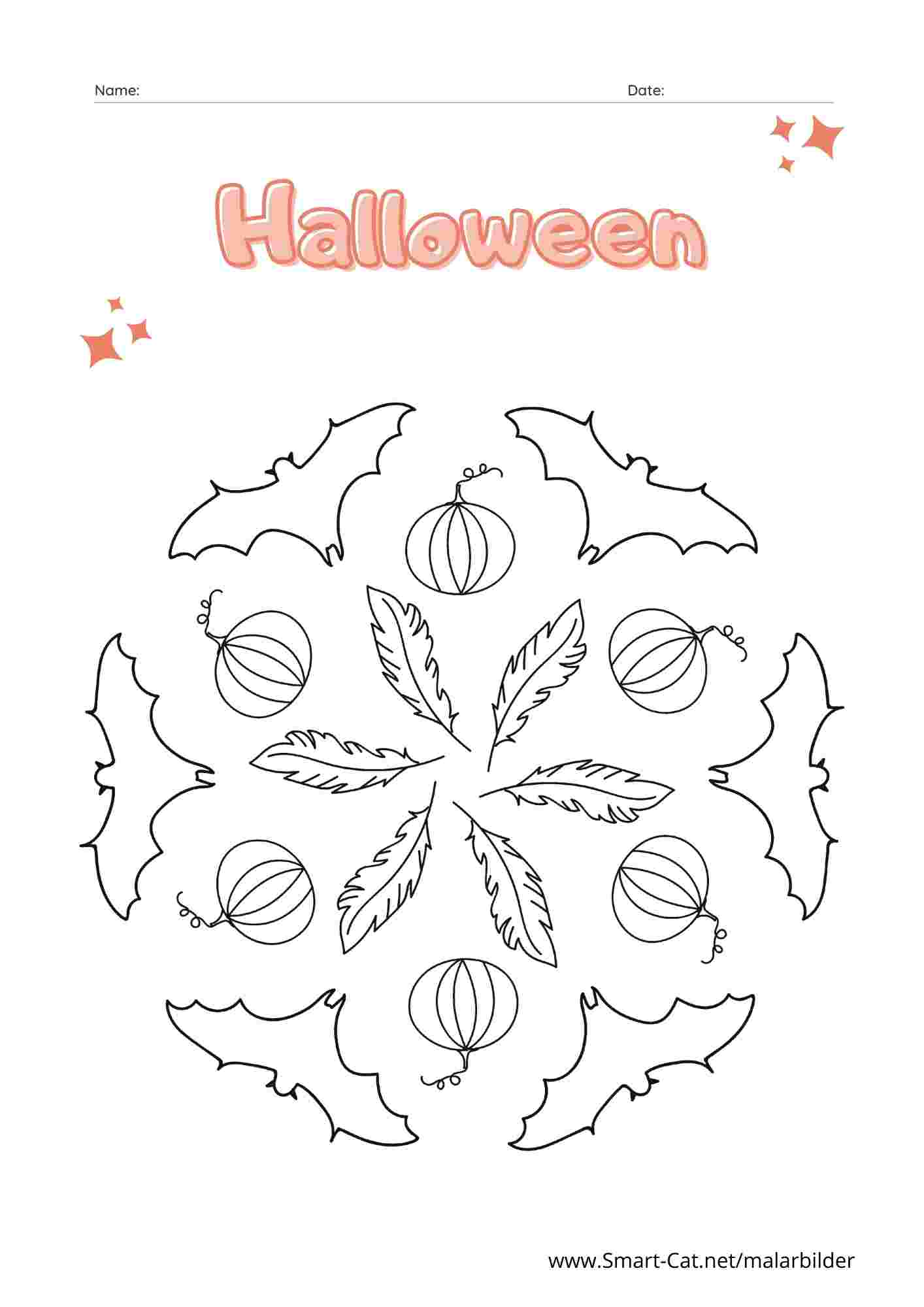 Målarbild Halloween