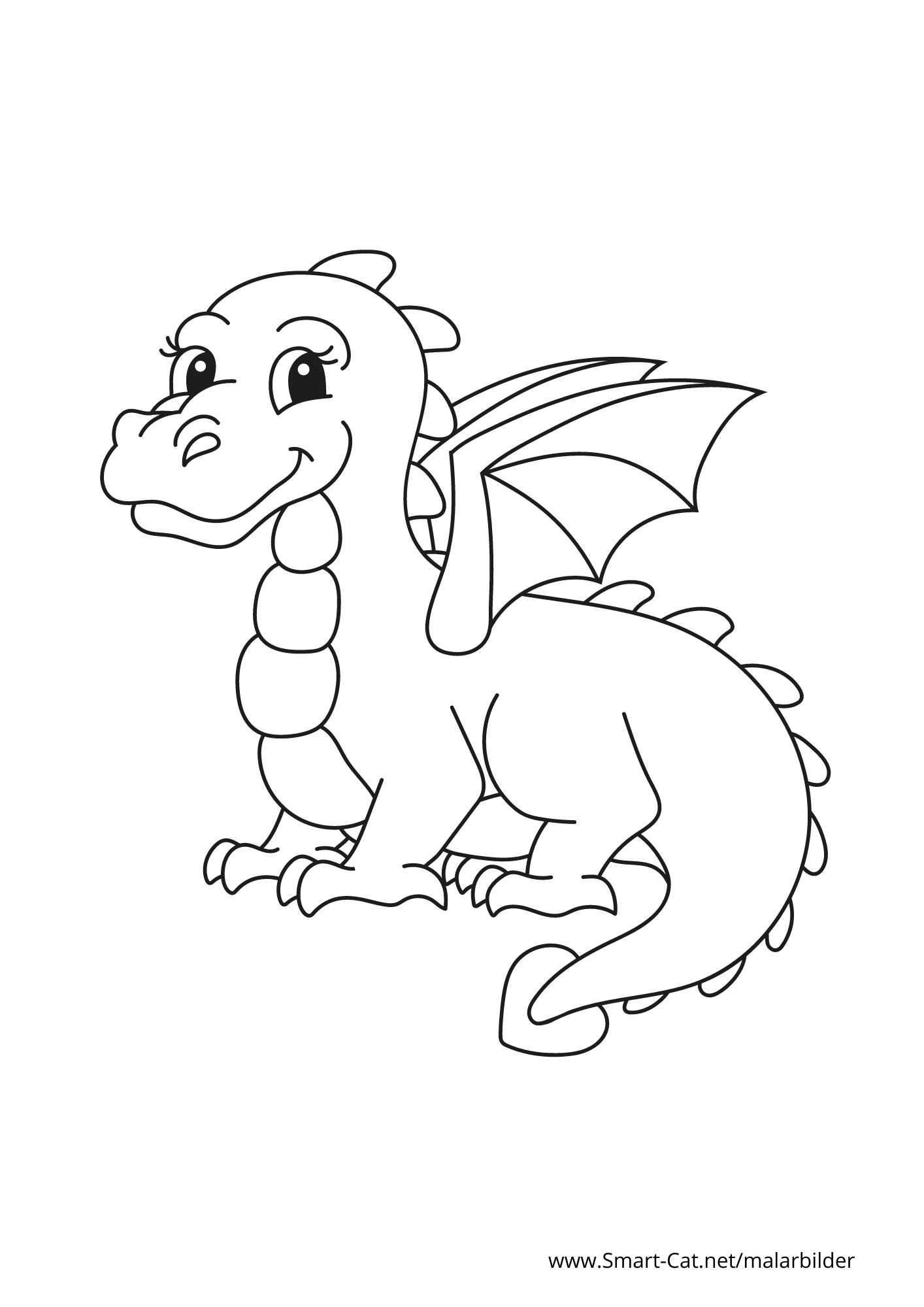 målarbild drake