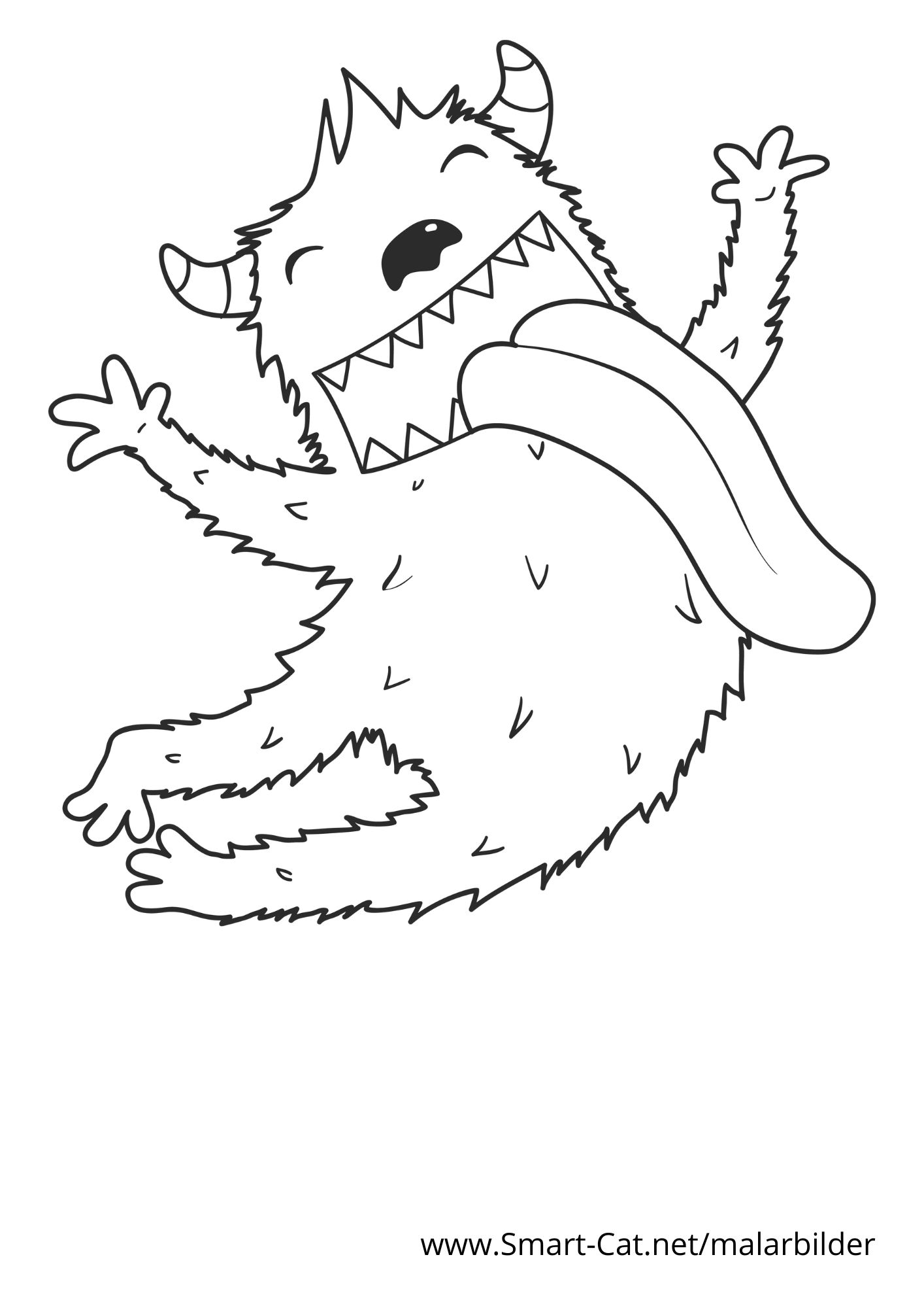 målarbild monster