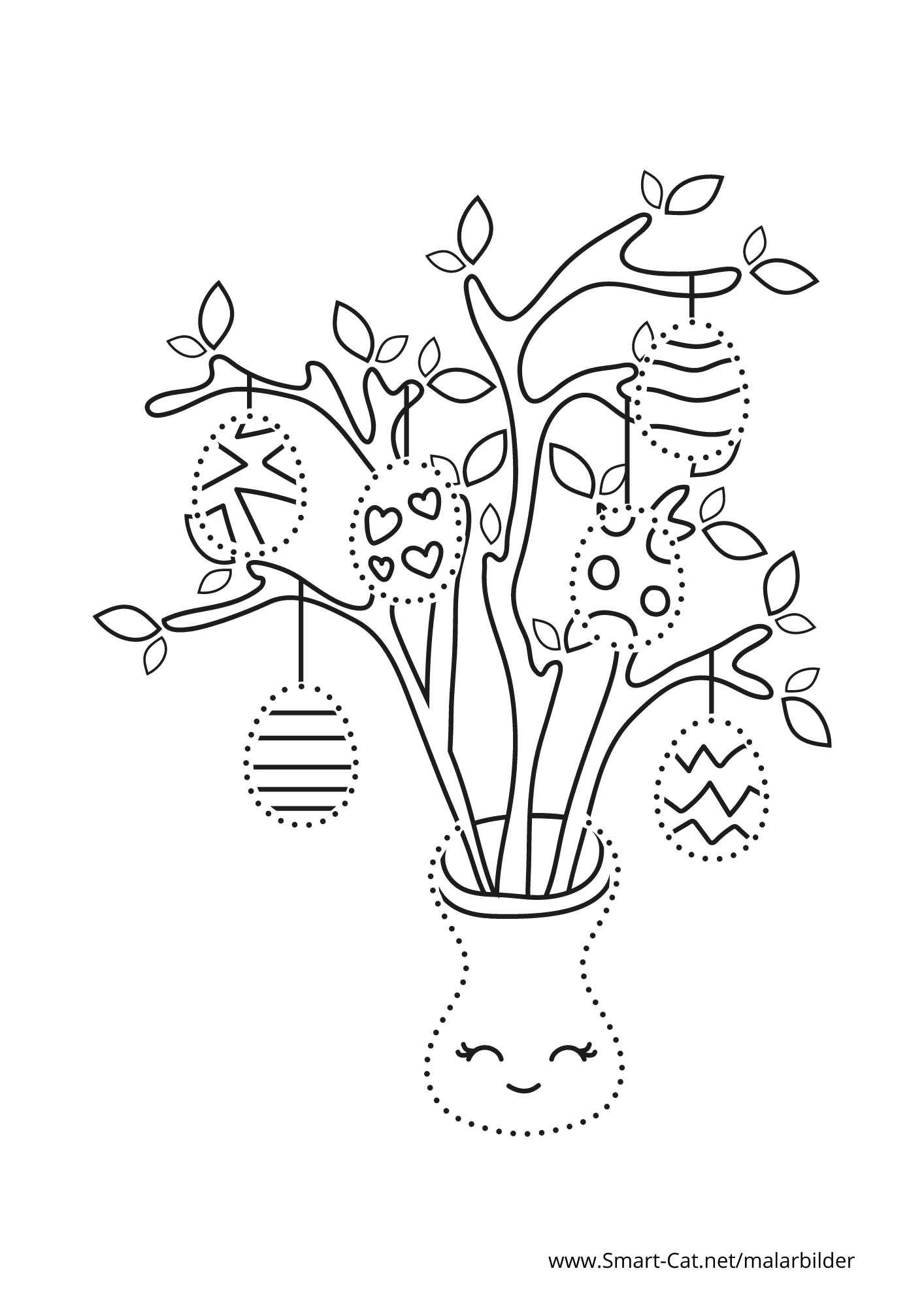 Målarbild påskris