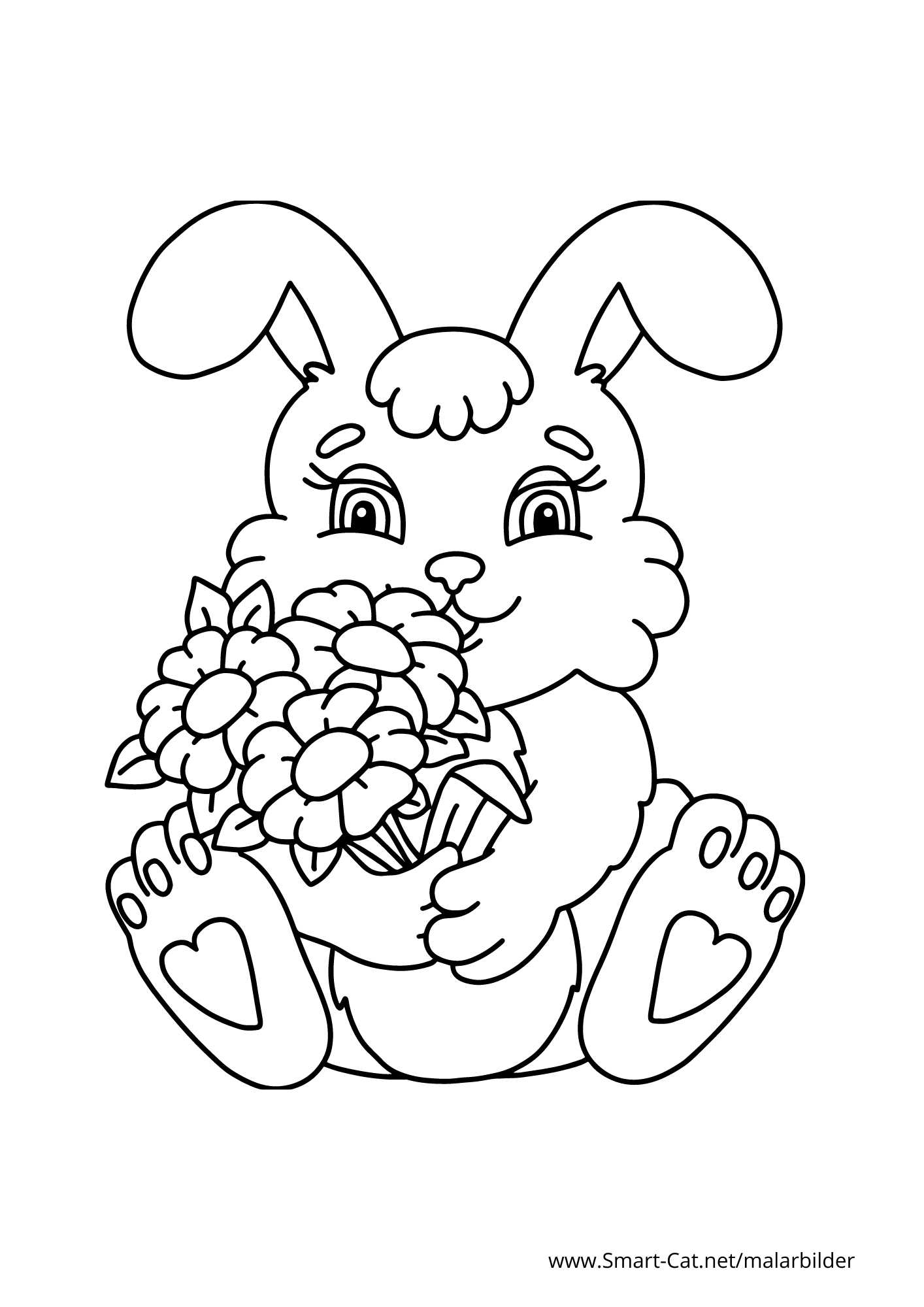 målarbild kanin