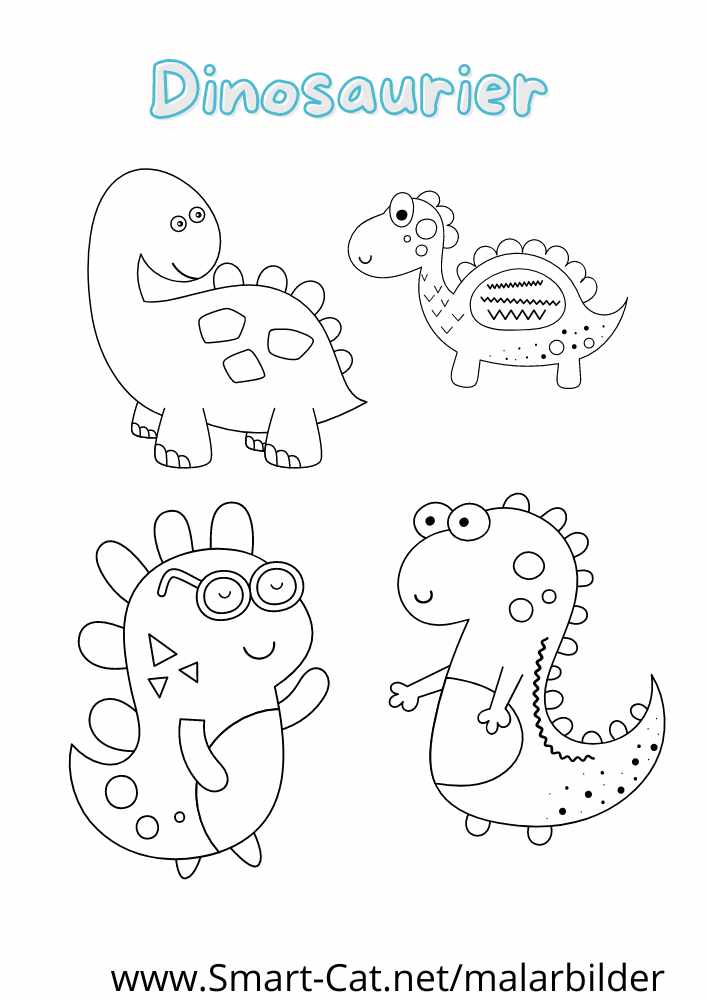 Målarbild Dinosaurie Gratis målarbild att skriva ut