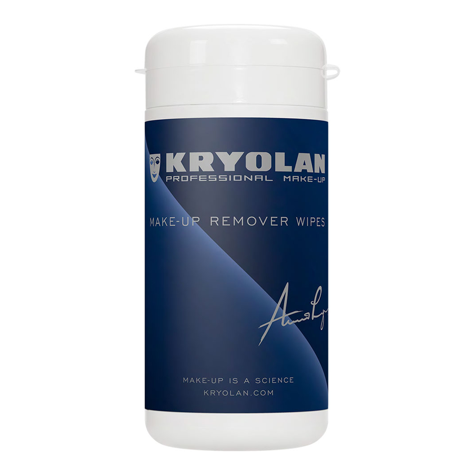 Make-up Remover Wipes Cylinder 60 servetter - Kryolan
