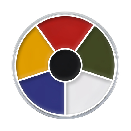 Cream Color Circle "Multi Color" 30 gr - Kryolan - 2