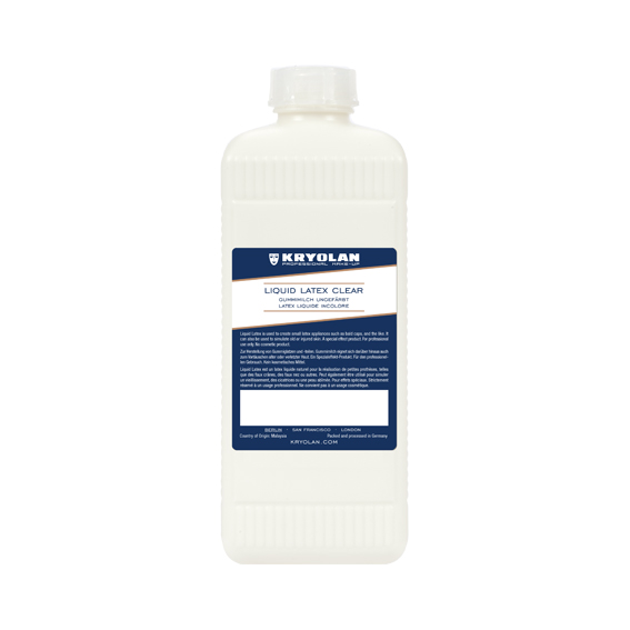 Liquid Latex Clear / Flytande Latex Ofärgad 500 ml - Kryolan