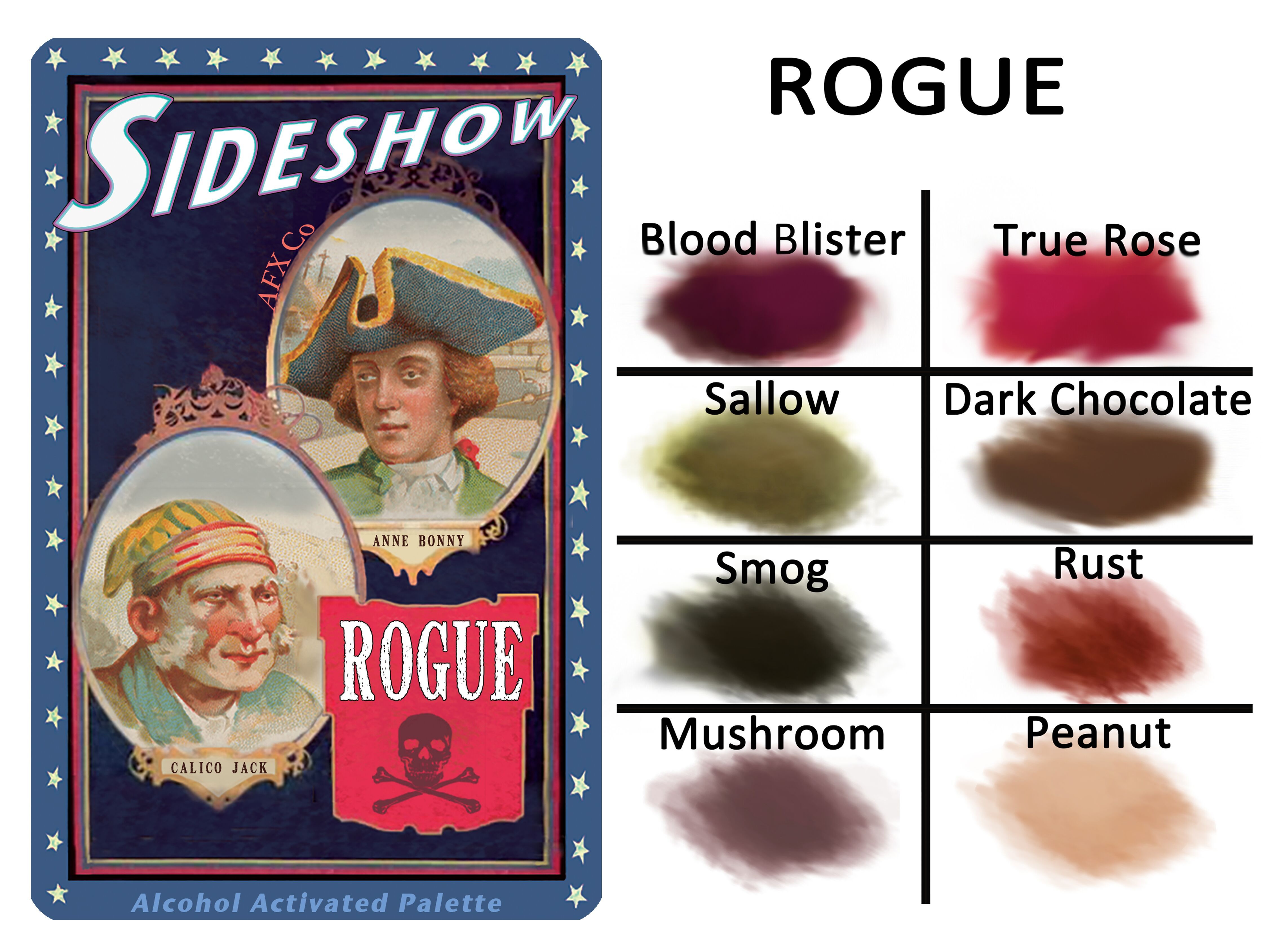 Sideshow Palett - Rouge - 8 färger - 2