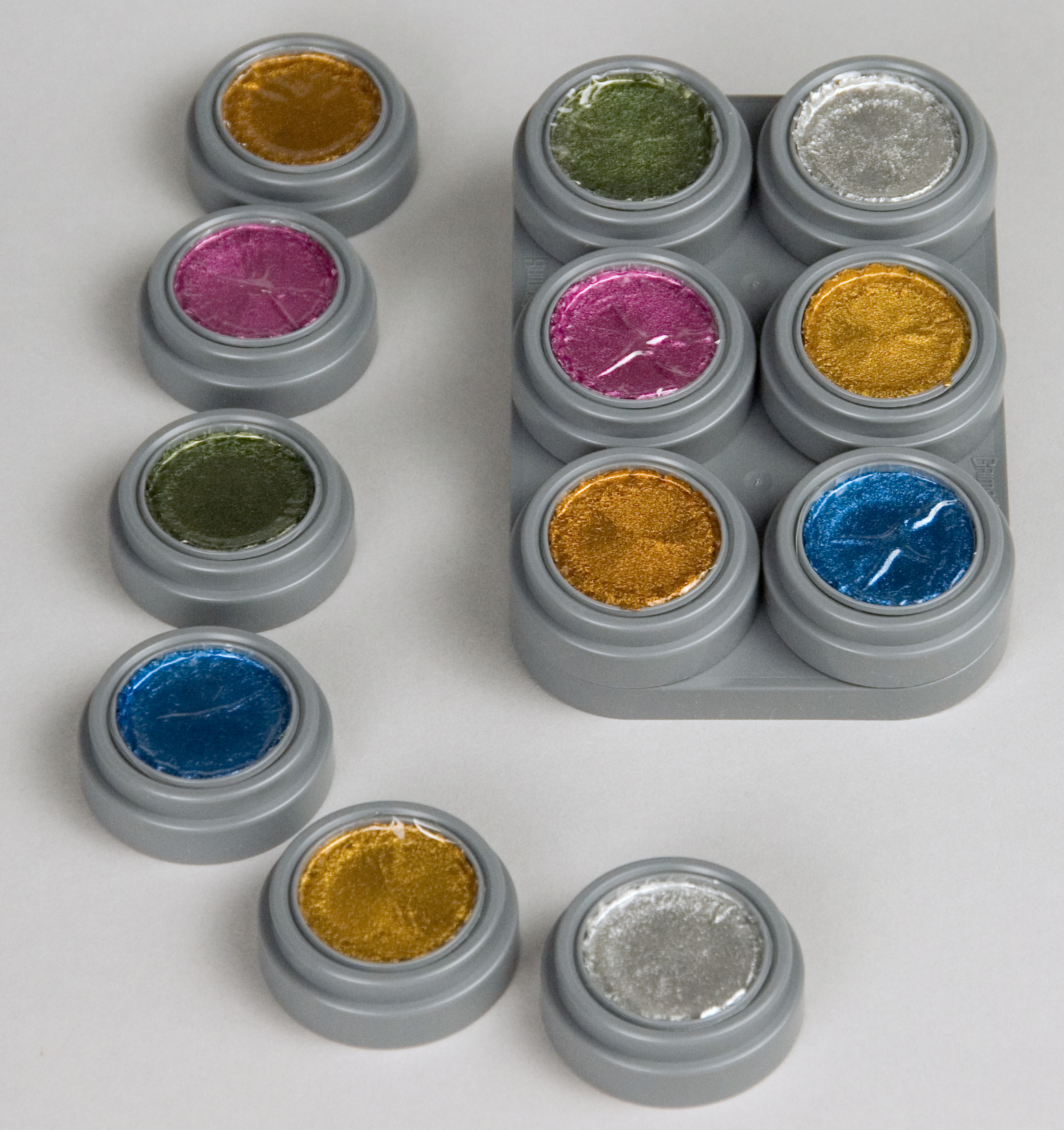 Grimas Vattensmink Metallic 701 Silver - 2,5 ml - 2