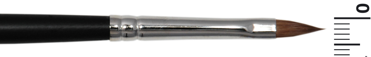 Grimas Läpp pensel i mårdhår L4 - 4 mm - 2