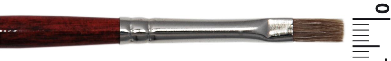 Grimas Oxhårspensel platt R4 - 4mm - 2