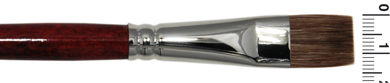 Grimas Oxhårspensel platt R14 - 14mm - 2