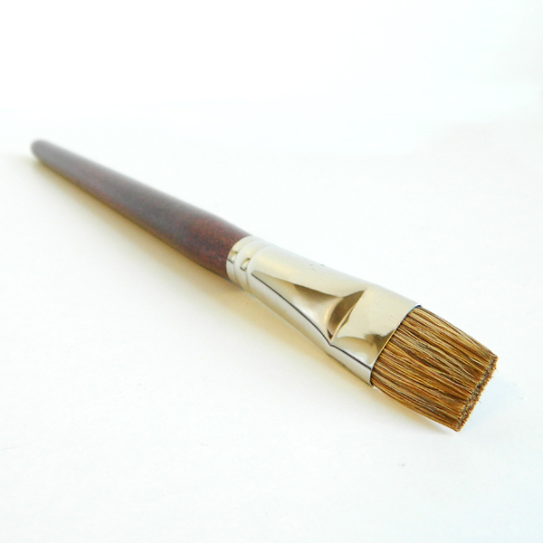 Grimas Oxhårspensel platt R14 - 14mm