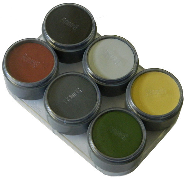 Grimas Crème color Teatersmink - XL Palett Zombie - 2