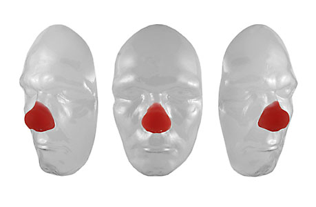 Grimas Latexnäsa nr:100 - Liten Clown Näsa - 2