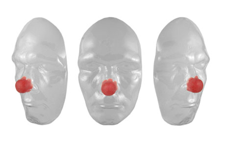 Grimas Latexnäsa nr: 205 - Liten Clown Nästip - 2